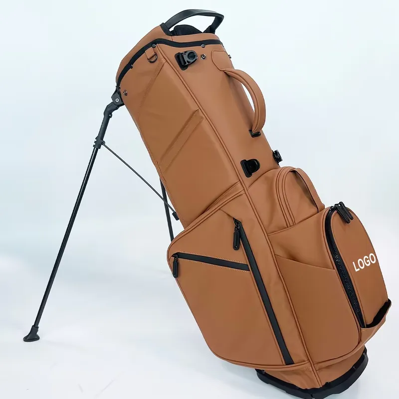Golf Equipment Logo - Tas Golf Stand Bag Kulit PU