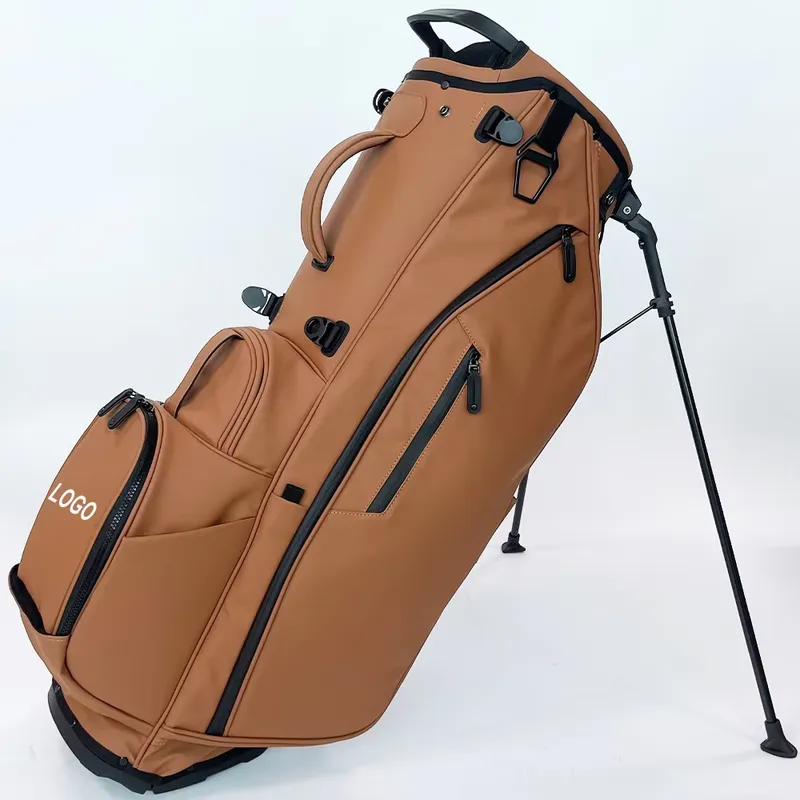 Tas Golf Stand Bag Kulit PU Co - Golf Equipment Logo ulasan dan harga