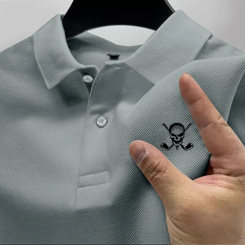 Kaus Polo pria Logo Golf tengk - Golf Equipment Logo ulasan dan harga