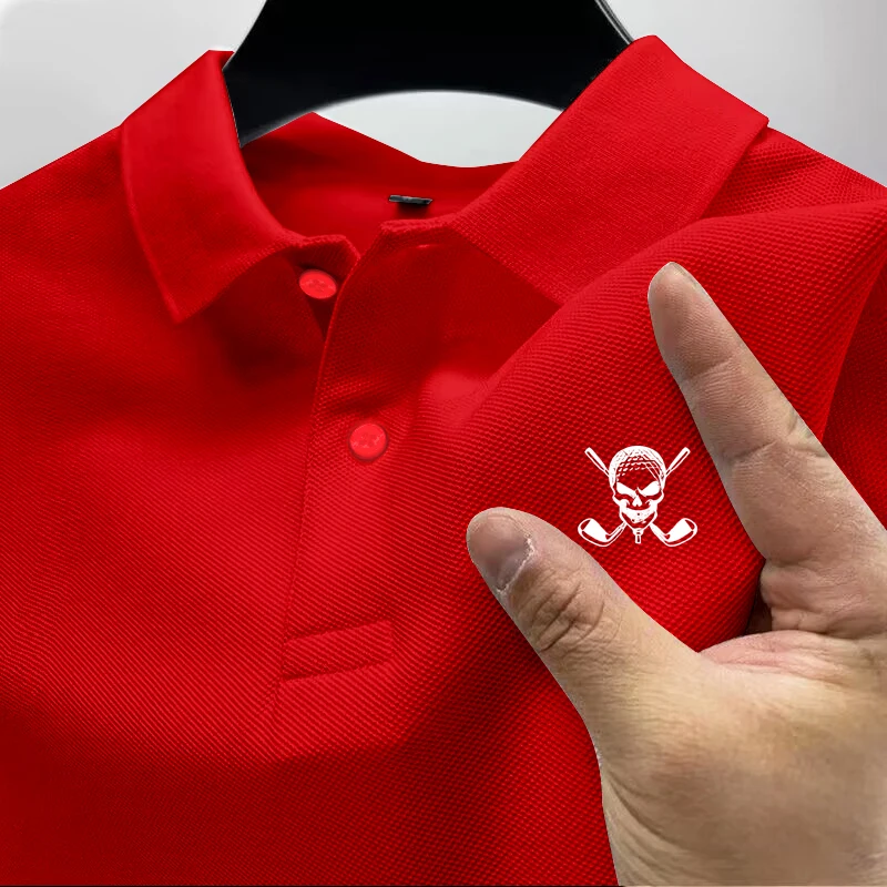 Kaus Polo pria Logo Golf tengk - Golf Equipment Logo ulasan dan harga